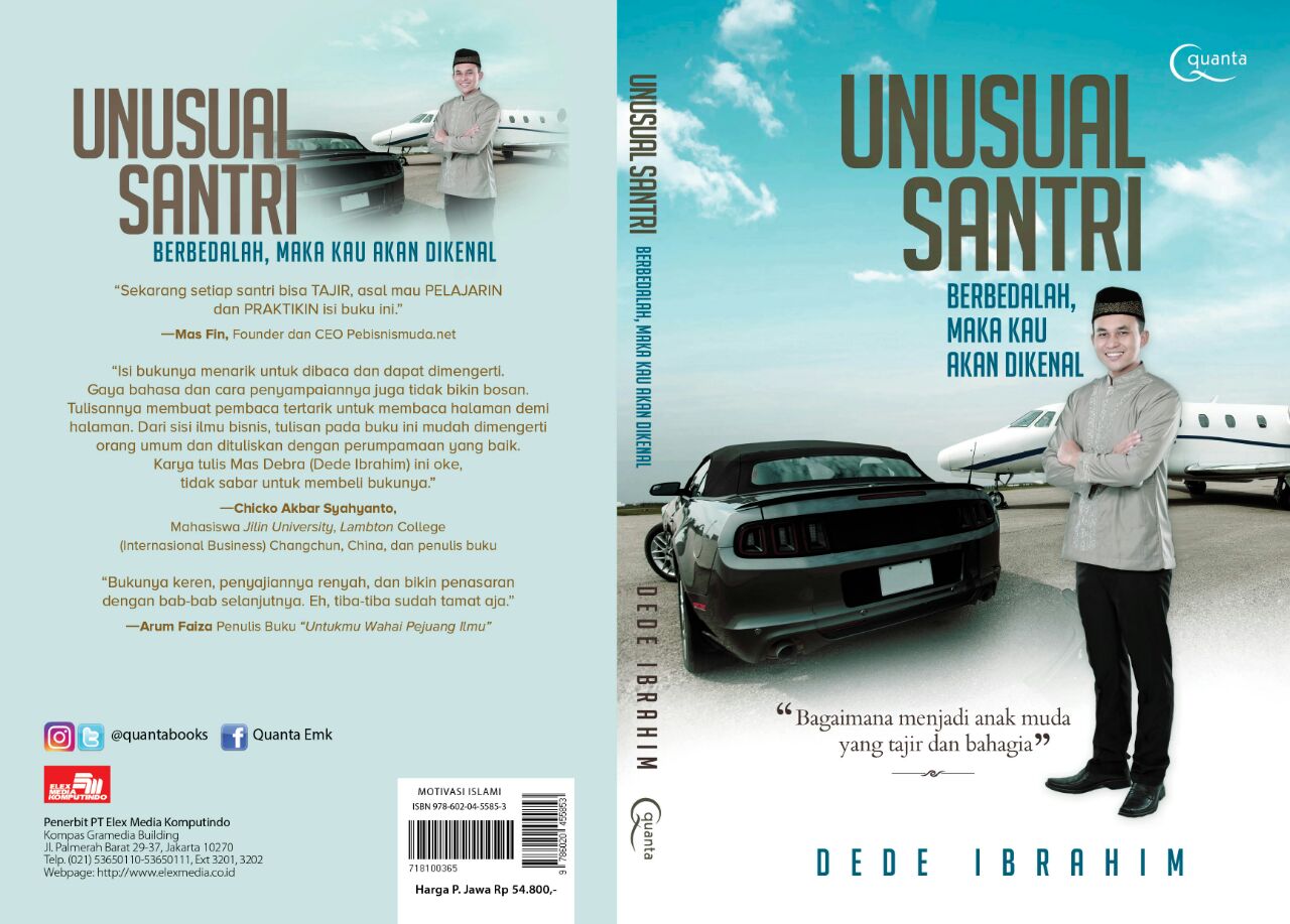 Buku Unusual Santri Karya Mantan Pimred LP2M Corong